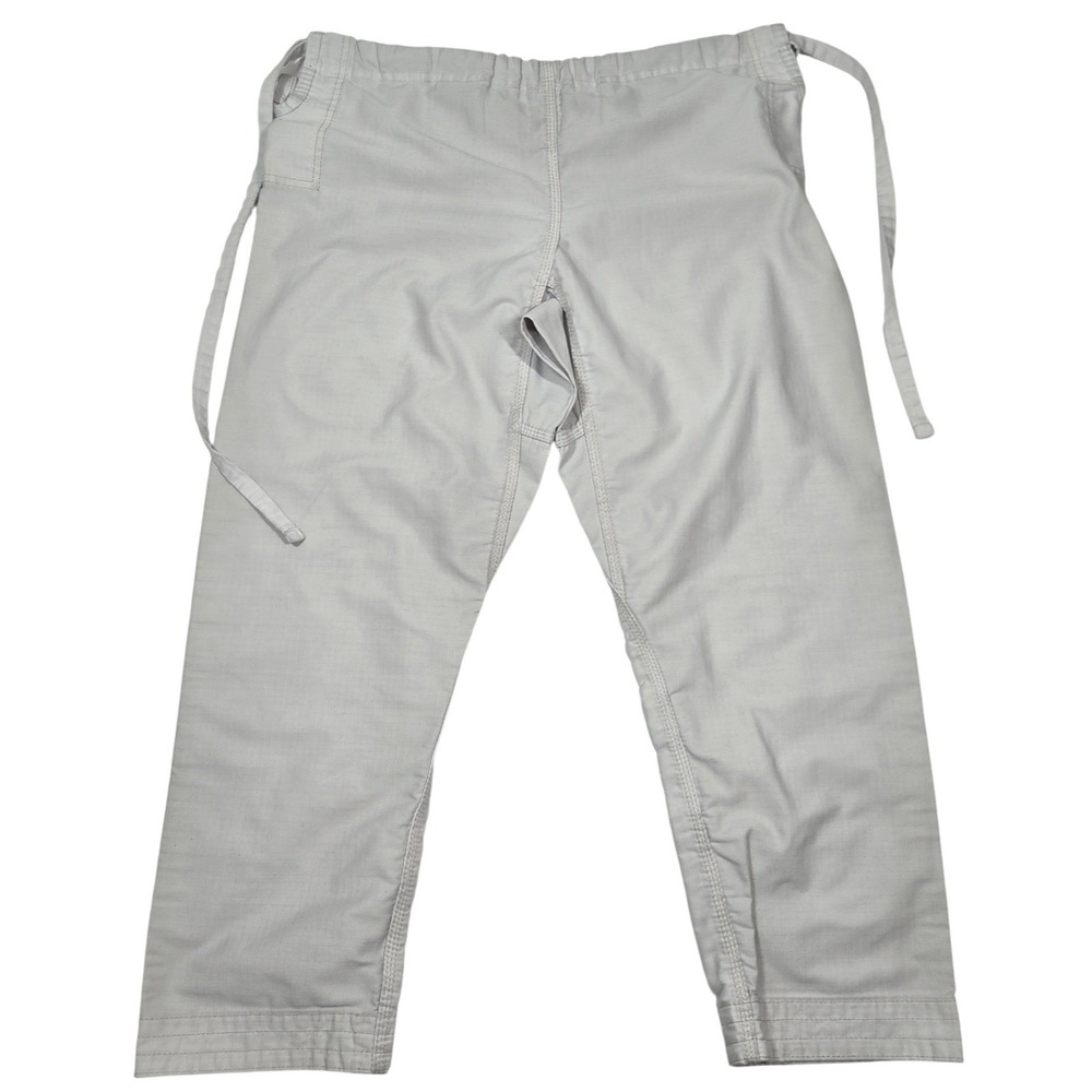 Gracie Barra BJJ Gi Pants Mens A1 White Ripstop Equipe Brazilian Jiu Jitsu - Picture 3 of 11